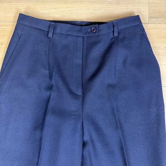 Pendleton Navy Blue Trousers, Vintage, 10 PETITE - Picture 2 of 7